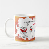 おもしろいなネットボールのチーム引用文のコーヒー・マグ コーヒーマグカップ (左)