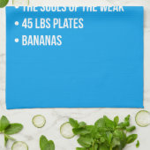 おもしろいなノベルティのトレーニングのユーモア-私の新しいダイエット-体育館 キッチンタオル (折り畳み)