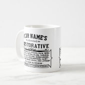 おもしろいなノベルティのパーソナライズな万能薬のヴィンテージ2 コーヒーマグカップ (正面左)