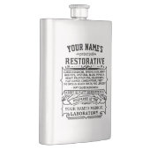 おもしろいなノベルティのパーソナライズな万能薬のヴィンテージ フラスク (右)