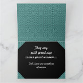 おもしろいなハッピーバースデーの三色のコーギー カード (内部)