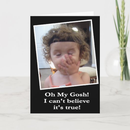 おもしろいなハッピーバースデーカード恐竜のpoopoo カード (正面)