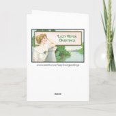 おもしろいなハッピーバースデー音楽テーマの不足分の詩 カード (裏面)