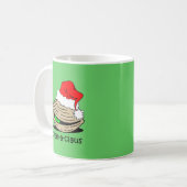 おもしろいなハマグリのクリスマス コーヒーマグカップ (正面左)