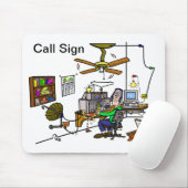 おもしろいなハムの洞窟のマウスパッドはそれをカスタマイズ! マウスパッド (マウス)