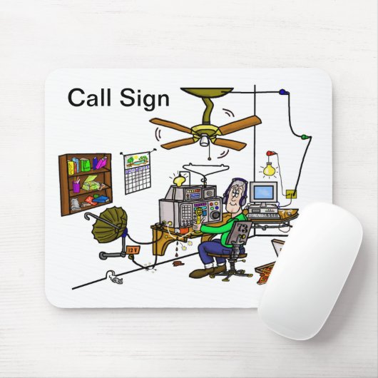 おもしろいなハムの洞窟のマウスパッドはそれをカスタマイズ! マウスパッド (マウス)