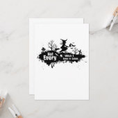 おもしろいなハロウィンあらゆる魔法使いが住んでいません カード (正面/裏面インサイチュ)