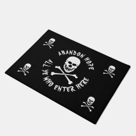 おもしろいなハローウィンパーティのDanteのインフェルノのスカル ドアマット