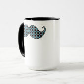 おもしろいなハンドルバーの髭の口ひげStache マグカップ (正面左)