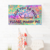 おもしろいなハートパターンXI -パステル + アイディア 横断幕 (インサイチュ)