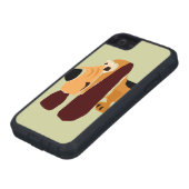 おもしろいなバセットハウンドの原住民の芸術 Case-Mate iPhoneケース (下部)