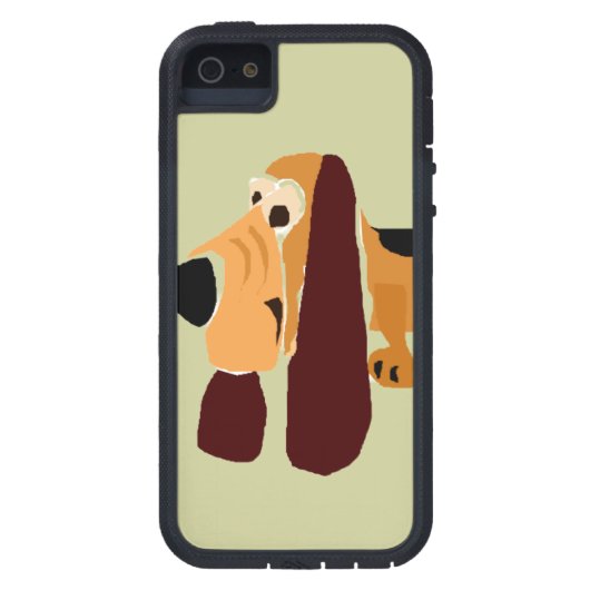 おもしろいなバセットハウンドの原住民の芸術 Case-Mate iPhoneケース (裏面)