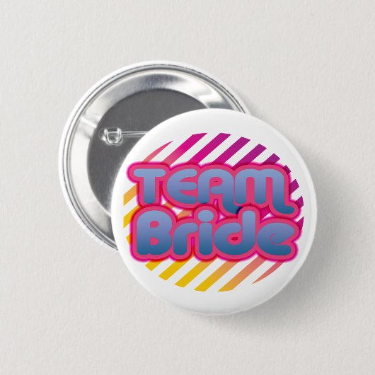 おもしろいなバチェロレッテのギフトの花嫁のブライダルボタン 缶バッジ (正面&裏面)