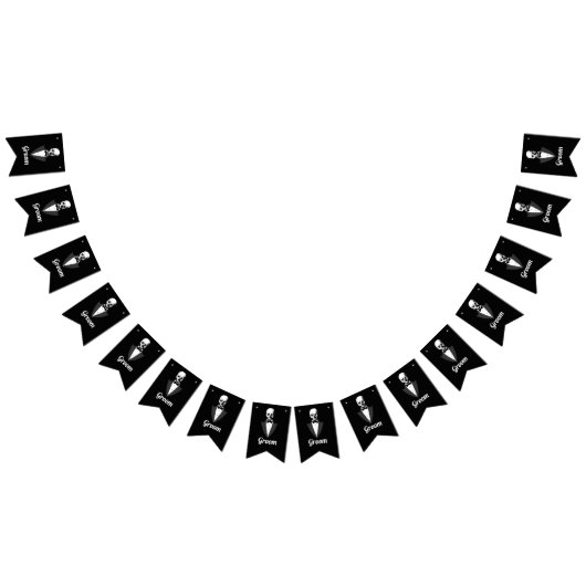 おもしろいなバチュラーパーティのカスタム バンティングフラッグ (全)