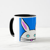 おもしろいなバニーのマグ マグカップ (正面左)