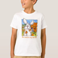 おもしろいなバニーの子供のTシャツ