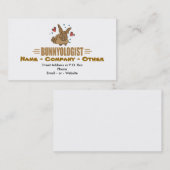 おもしろいなバニーウサギ 名刺 (正面/裏面)