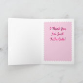 おもしろいなバレンタインカード シーズンカード (内部)