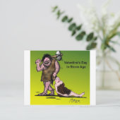 おもしろいなバレンタインデーの漫画 シーズンポストカード (スタンド正面)