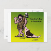 おもしろいなバレンタインデーの漫画 シーズンポストカード (正面/裏面)