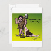 おもしろいなバレンタインデーの漫画 シーズンポストカード (正面/裏面)