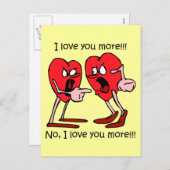 おもしろいなバレンタインデー シーズンポストカード (正面/裏面)