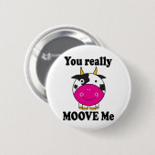 おもしろいなバレンタインMoove私牛ギフト 缶バッジ (正面&裏面)