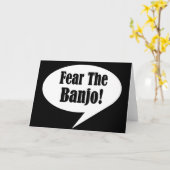 おもしろいなバンジョーの引用文 カード (黄色い花)