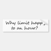 おもしろいなバンパーステッカーのユニークなギフトの現在のアイディア バンパーステッカー (正面)