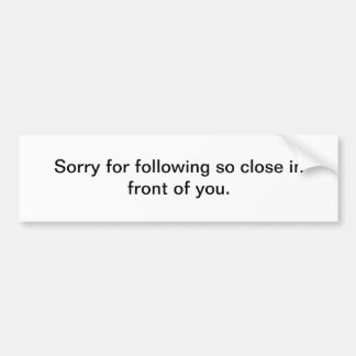 おもしろいなバンパーステッカー バンパーステッカー