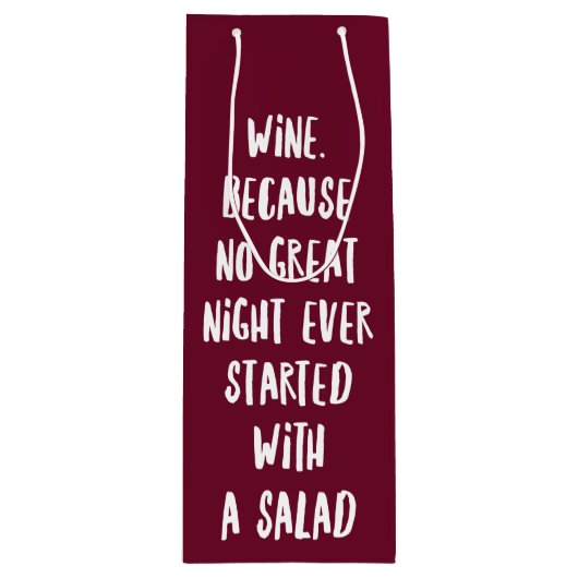 おもしろいなバーの引用文 ワインギフトバッグ (正面)