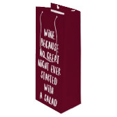 おもしろいなバーの引用文 ワインギフトバッグ (正面アングル)