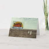 おもしろいなバースデー・カードのジャマイカのビーチの楽園 カード (正面)