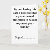 おもしろいなバースデー・カード カード (黄色い花)