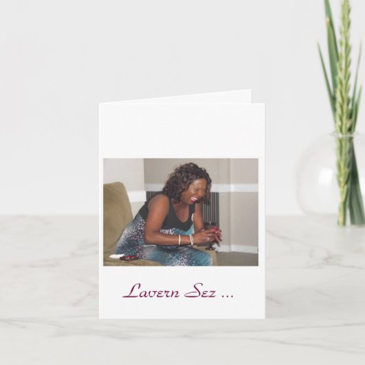 おもしろいなバースデー・カード カード (正面)