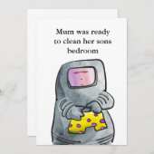 おもしろいなバースデー・カード 招待状 (正面/裏面)