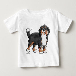 おもしろいなバーニーズ・マウンテン・ドッグの漫画 ベビーTシャツ