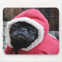 おもしろいなパグのマウスパッド
