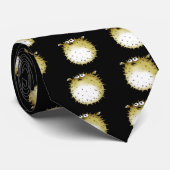 おもしろいなパッファーの魚 ネクタイ (ロール)