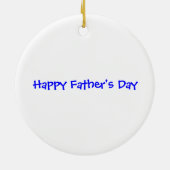 おもしろいなパパ等しくない自動支払機 セラミックオーナメント (裏面)