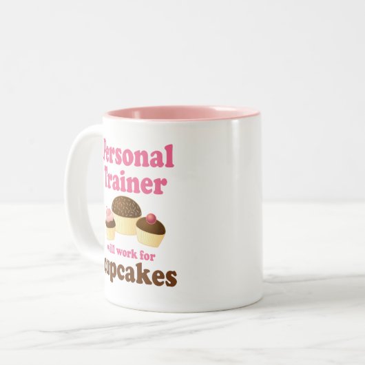 おもしろいなパーソナルトレーナー ツートーンマグカップ (正面左)
