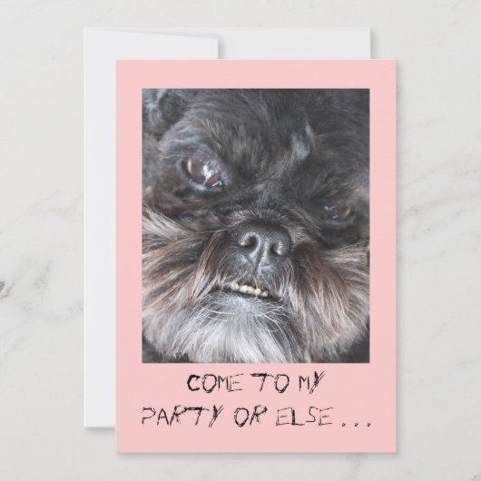 おもしろいなパーティの招待状 招待状 (正面)