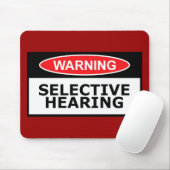おもしろいなヒアリング マウスパッド (マウス)