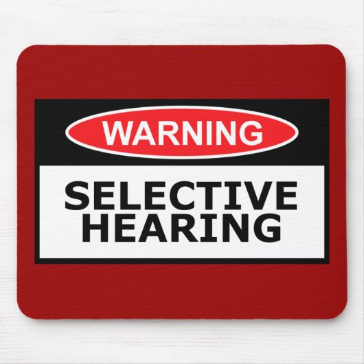 おもしろいなヒアリング マウスパッド (正面)