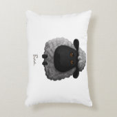 おもしろいなヒツジの枕 アクセントクッション (正面(垂直))