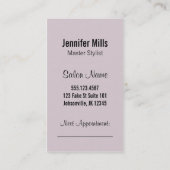 おもしろいなヒツジの美容師の美容師の美容師 予約カード (裏面)