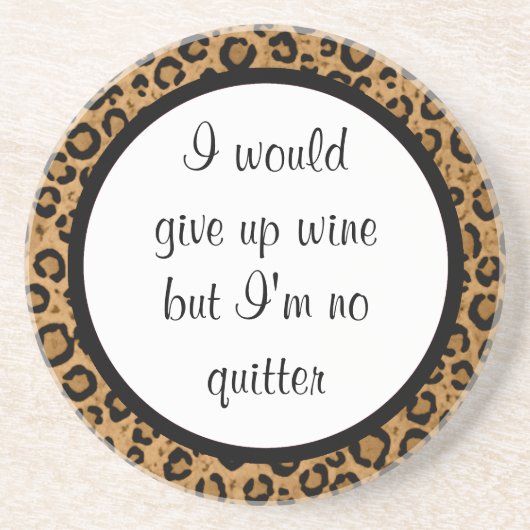 おもしろいなヒョウのコースター コースター (正面)