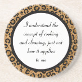 おもしろいなヒョウのコースター コースター (正面)