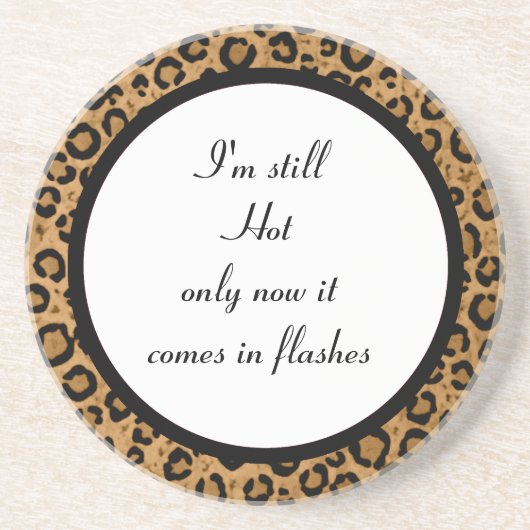 おもしろいなヒョウのコースター コースター (正面)