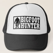 おもしろいなビッグフットのハンターの帽子-ビッグフットを見つけること キャップ (正面)